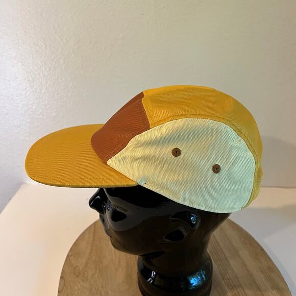 Storied Hats Sunrise Desert Yellow Color Block Unisex Recycled Materials Hat - Picture 4 of 10